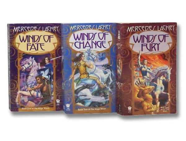 Mage Winds Trilogy Complete 3 Volume Set: Winds of Fate; Winds of Change; Winds of Fury (Books 1, 2, and 3 in Series) (Daw Book Collectors No. 861, 891, and 921)