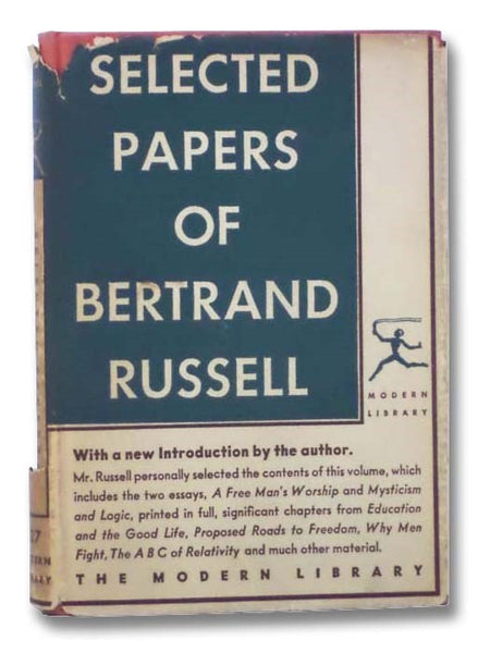 Selected Papers of Bertrand Russell (The Modern Library of the World's Best Books, ML 137)