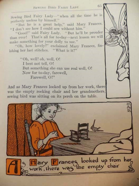 The Mary Frances Sewing Book: Adventures among the Thimble People