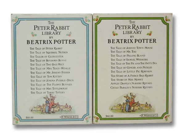 The Peter Rabbit Library, in Twenty-Three Volumes: The Tale of Peter Rabbit; The Tale of Squirrel Nutkin; The Tailor of Gloucester; The Tale of Benjamin Bunny; The Tale of Two Bad Mice; The Tale of Mrs. Tiggy-Winkle; The Tale of Mr. Jeremy Fisher; The Ta…