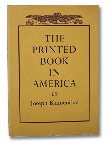 The Printed Book in America