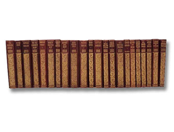 Charles Dickens Twenty-Two [22] Volume Set - The Pickwick Papers [The Posthumous Papers of the Pickwick Club]; Oliver Twist; Nicholas Nickleby; The Old Curiosity Shop; Barnaby Rudge; Martin Chuzzlewit; Christmas Books (A Christmas Carol, The Chimes, The …