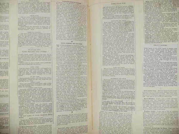 Scrapbook of Over 1000 Recipes (Circa Early 1900s?)