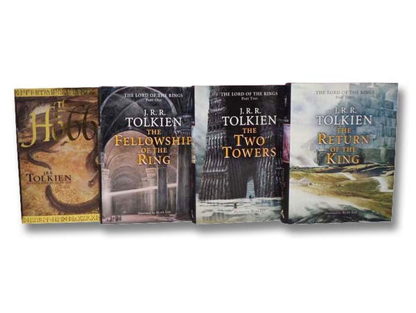 Middle Earth Four Volume Set: The Hobbit; The Lord of the Rings: The Fellowship of the Ring, The Two Towers, The Return of the King