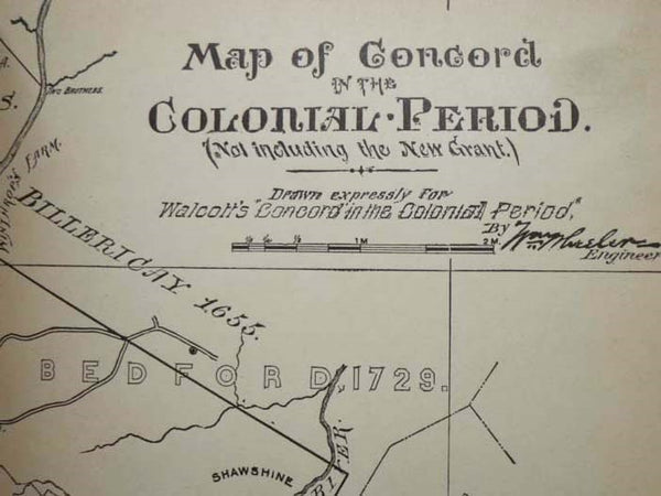 Concord in the Colonial Period: Being a History of the Town of Concord, Massachusetts, from the Earliest Settlement to the Overthrow of the Andros Government, 1635-1689