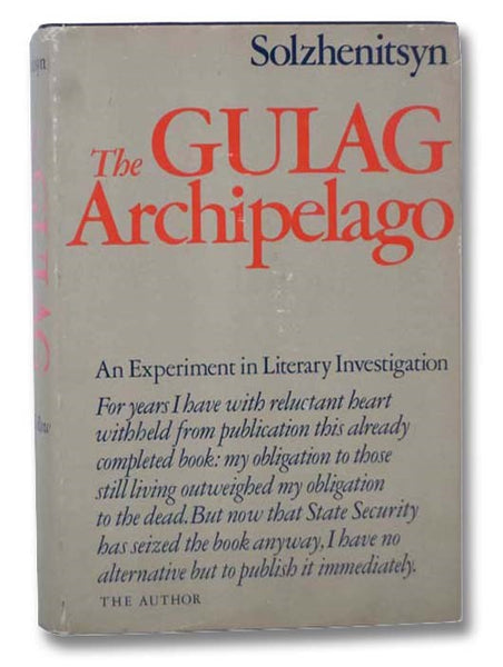 Gulag Archipelago 1918-1956: An Experiment in Literary Investigation, I-II