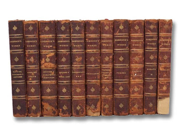 Emerson's Works, 11 (of 12) Volume Set: Nature, Addresses, and Lectures; English Traits; Lectures and Biographical Sketches; Letters and Social Aims; Representative Men: Seven Lectures; Miscellanies; Natural History of Intellect and Other Papers; Poems; …