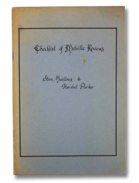 Checklist of Melville Reviews