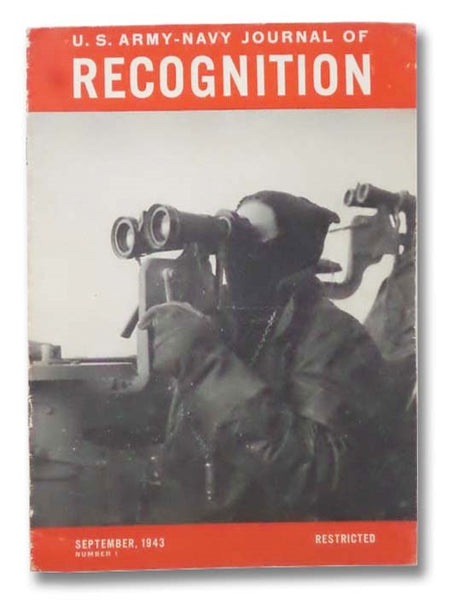 U. S. Army-Navy Journal of Recognition Journal, September, 1943, Number 1