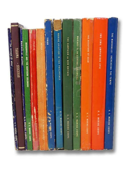 U.S. Marine Corps Monographs, 13 Volume Set: The Defense of Wake; The Battle for Tarawa; Marines at Midway; Bougainville and the Northern Solomons; The Assault on Peleliu; Saipan: The Beginning of the End; The Seizure of Tinian; Marine Aviation in the Ph…