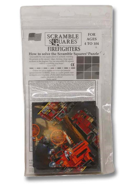 Firefighters Scramble Squares 9 Piece Puzzle