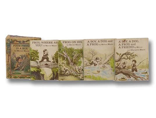 Four Frogs in a Box: Frog, Where are You?; Frog on His Own; A Boy, a Dog and a Frog; A Boy, a Dog, a Frog and a Friend (Four Volumes)