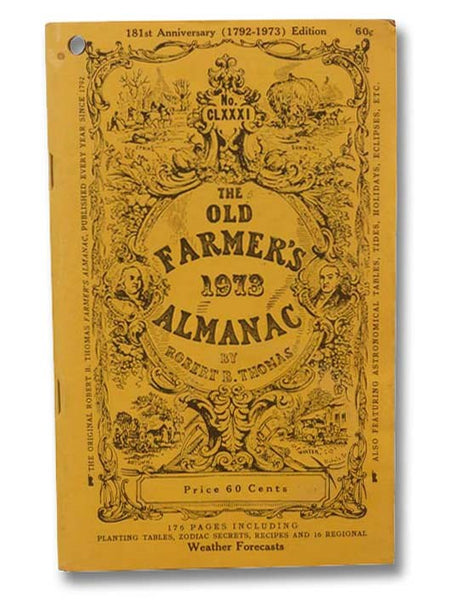 The Old Farmer's Almanac, 181st Anniversary (1792-1973) Edition, No. CLXXXI