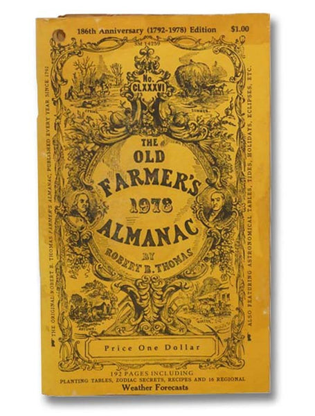 The Old Farmer's Almanac, 186th Anniversary (1792-1978) Edition, No. CLXXXVI