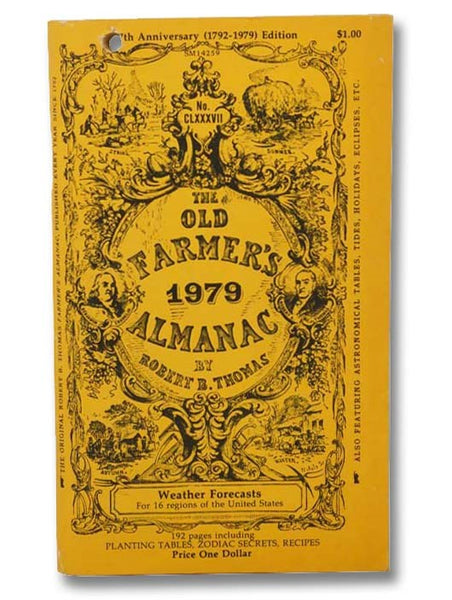 The Old Farmer's Almanac, 187th Anniversary (1792-1979) Edition, No. CLXXXVII