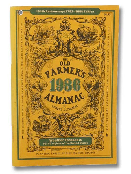 The Old Farmer's Almanac, 194th Anniversary (1792-1986) Edition, No. CXCIV
