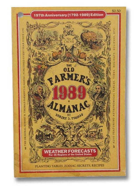 The Old Farmer's Almanac, 197th Anniversary (1792-1989) Edition, No. CXCVII