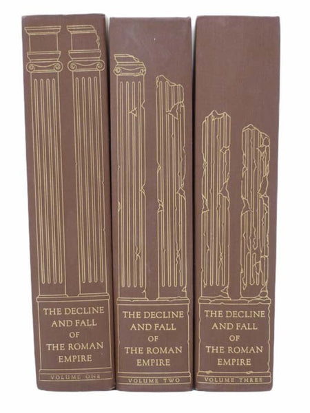 Decline and Fall of the Roman Empire: The History of the Empire from the 1st to the 11th Century A.D. -- Complete in Three Hardcover Volumes with Individual Slipcases (Heritage Press)