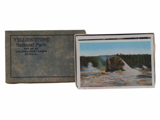 Yellowstone National Park, Set of 50 Colored Post Cards