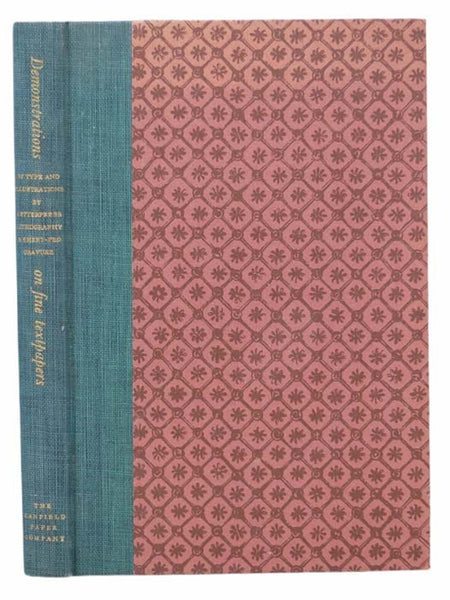 Demonstrations of Type and Illustrations by Letterpress, Lithography and Sheet-Fed Gravure on Fine Text Papers