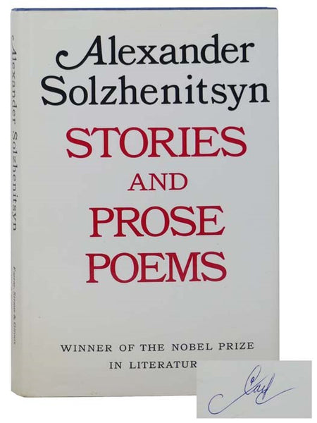 Stories and Prose Poems