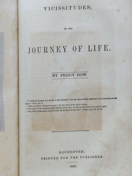 Perambulations of Cosmopolite; or, Travels and Labors of Lorenzo Dow, in Europe and America, including a Brief Account of His Early Life and Christian Experience, as Contained in His Journal. to which is added His Chain, Journey from Babylon to Jerusalem…