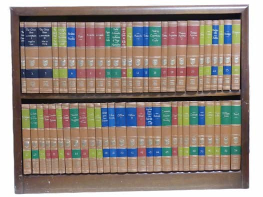 54-Volume Great Books of the Western World Set [with] Publisher's Custom Bookcase