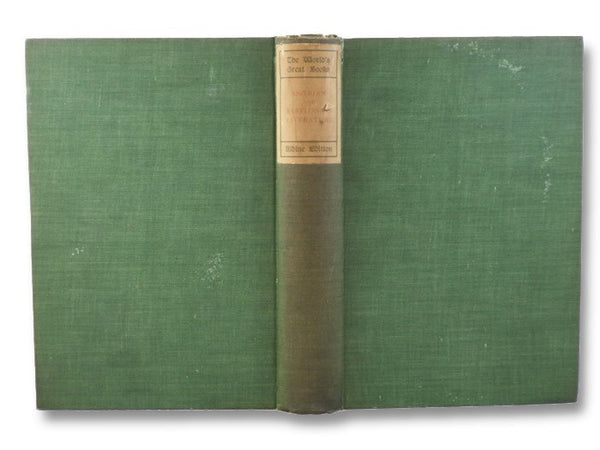 The World's Great Books, Aldine Edition, in 40 Volumes: Assyrian and Babylonian Literature; The Histories of Herodotus; Greek Dramas: Aeschylus, Sophocles, Euripides, Aristophanes; Dialogues of Plato; Orations of Demosthenes / Orations and Essays of Cice…