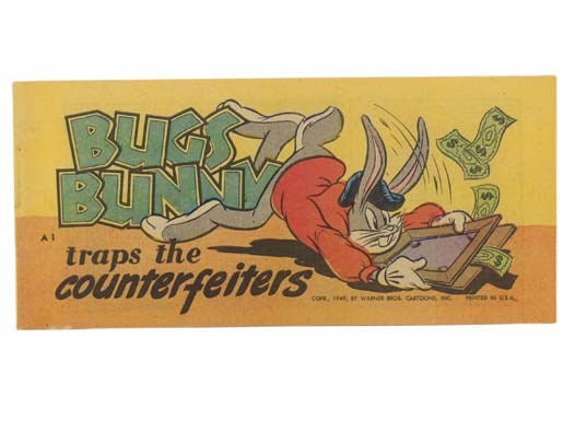 Bugs Bunny Traps the Counterfeiters (Warner Bros. Cartoons, Bugs Bunny Comic Books A1)