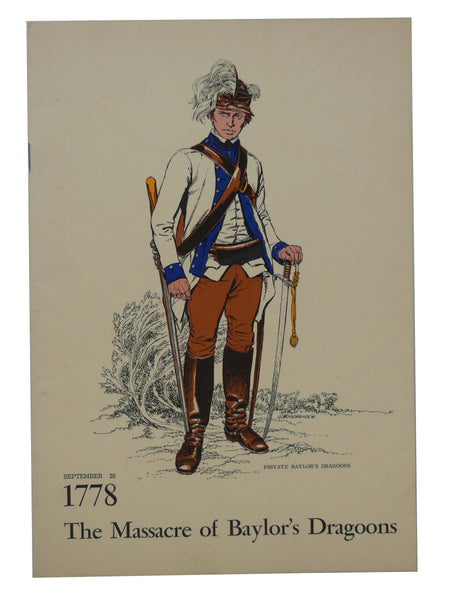 The Massacre of Baylor's Dragoons, September 28, 1778: Excavation of the Burial Site