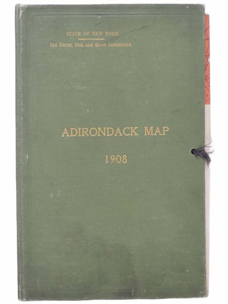 Adirondack Map, 1908 (State of New York: Forest, Fish and Game Commission)