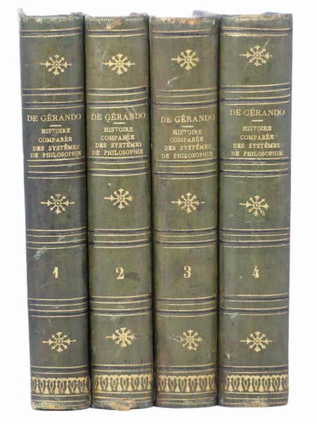 Histoire Comparee Des Systemes De Philosophie, Consideres Relativement Aux Principes Des Connaissances Humaines, in Four Volumes