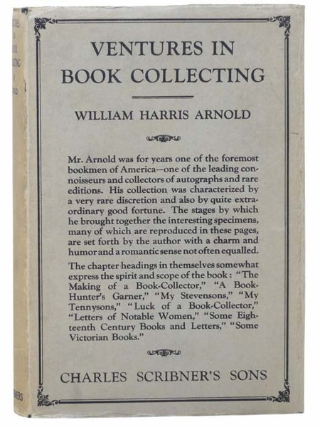 Ventures in Book Collecting
