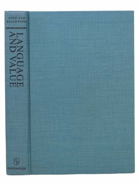Language and Value (Contributions in Philosophy, No. 3)