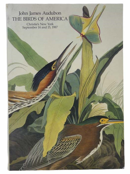 John James Audubon: The Birds of America, Christie's New York, September 14 and 15, 1987