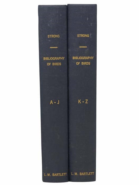 A Bibliography of Birds: With Special Reference to Anatomy, Behavior, Biochemistry, Embryology, Pathology, Physiology, Genetics, Ecology, Aviculture, Economic Ornithology, Poultry Culture, Evolution, and Related Subjects, in Two Volumes: Part 1. Author C…