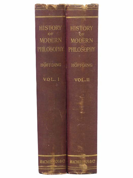 A History of Modern Philosophy: A Sketch of the History of Philosophy from the Close of the Renaissance to Our Own Day
