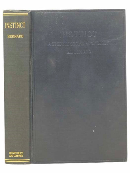 Instinct: A Study in Social Psychology