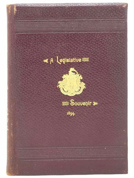 A Souvenir of Massachusetts Legislators, 1894 (Volume III)