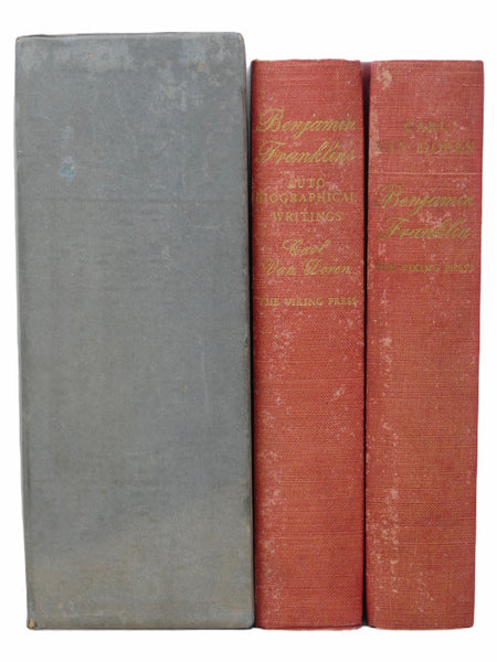 Benjamin Franklin, in Two Volumes: Benjamin Franklin's Autobiographical Writings; Benjamin Franklin: A Biography