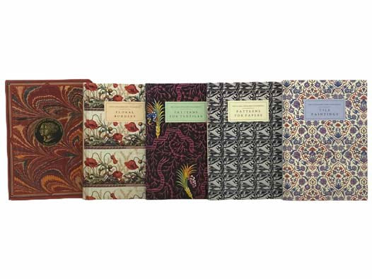 The Victoria and Albert Colour Books, in Four Volumes: Floral Borders; Patterns for Textiles; Patterns for Papers; Tile Paintings