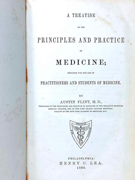 A Treatise on the Principles and Practice of Medicine; Designed for the Use of Practitioners and Students of Medicine.