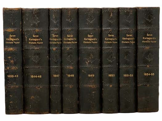 Af Soren Kierkegaards Efterladte Papirer [in Eight Volumes]: 1833-1843; 1844-1846; 1847; 1848; 1849; 1850; 1851-1853; 1854-1855.