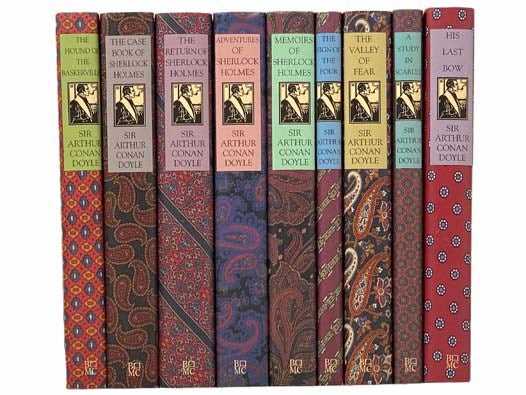 Sherlock Holmes Nine Volume Hardcover Set: The Hound of the Baskervilles; The Case Book of Sherlock Holmes; The Return of Sherlock Holmes; Adventures of Sherlock Holmes; Memoirs of Sherlock Holmes; The Sign of the Four; The Valley of Fear; A Study in Sca…