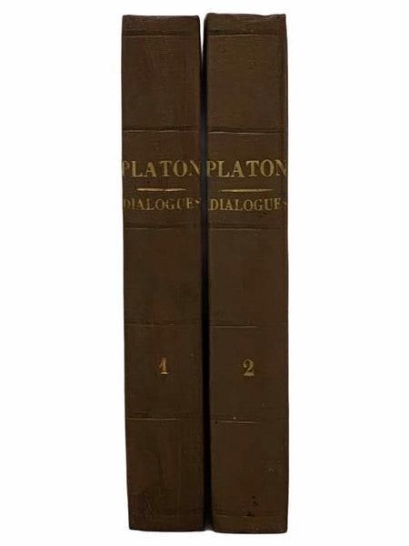 Dialogues de Platon. Par le Traducteur de la Republique, in Two Volumes: Tome Premier; Tome Second.
