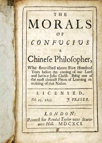 The Morals of Confucius