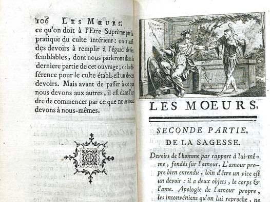 Les Moeurs [with] Arrest de la Cour du Parlement [with] Les Moeurs Appreciees, ou, lettre ecrite a un bel esprit du Marais, a l'occasion de cet ouvrage