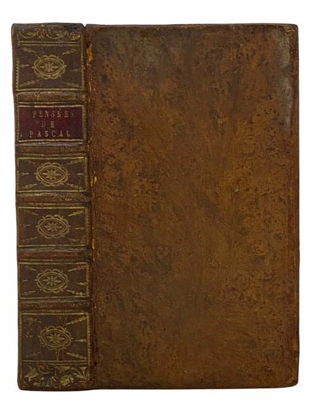 Pensees de M. Pascal, sur la Religion et sur quelques autres Sujets. Nouvelle Edition, Augmentee d'un grand nombre de Pensees, qui sont tirees du Recueil de ses Oeuvres; avec une nouvelle Table des Matieres beaucoup plus ample.