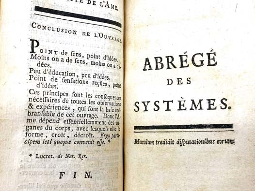 Oeuvres Philosophiques de Mr. de la Mettrie: Discours Preliminaire; L'Homme Machine; Traite de l'Ame; Abrege des Systemes; Les Animaux plus que Machines; L'Homme Plante; Systeme d'Epicure; Anti-Seneque, ou Discours sur le Bonheur.