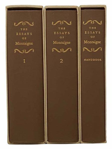 The Essays of Michel de Montaigne, in Three Volumes, with an Introduction by Andre Gide and an Accompanying Handbook to the Essays which Includes Notes upon the Text by the Translator and a Series of Comments on the Essays by Grace Norton